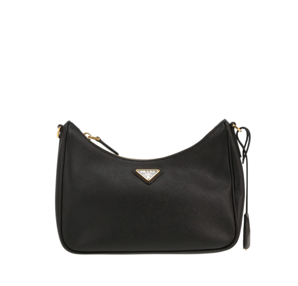 Diseño sin título - 2026-01-28T142259.519 Bolso de Mano Prada Negro de Piel Logo Triangular