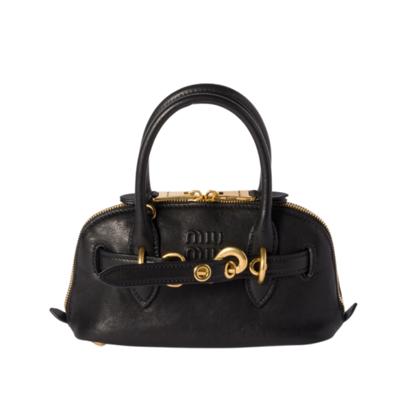 Diseño sin título - 2026-01-28T144122.530 Miu Miu Madras Bauletto Negro de Piel