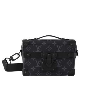 Louis Vuitton Mini Soft Trunk Monogram Eclipse Negro
