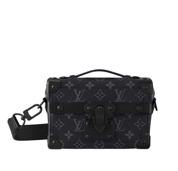 Louis Vuitton Mini Soft Trunk Monogram Eclipse Negro