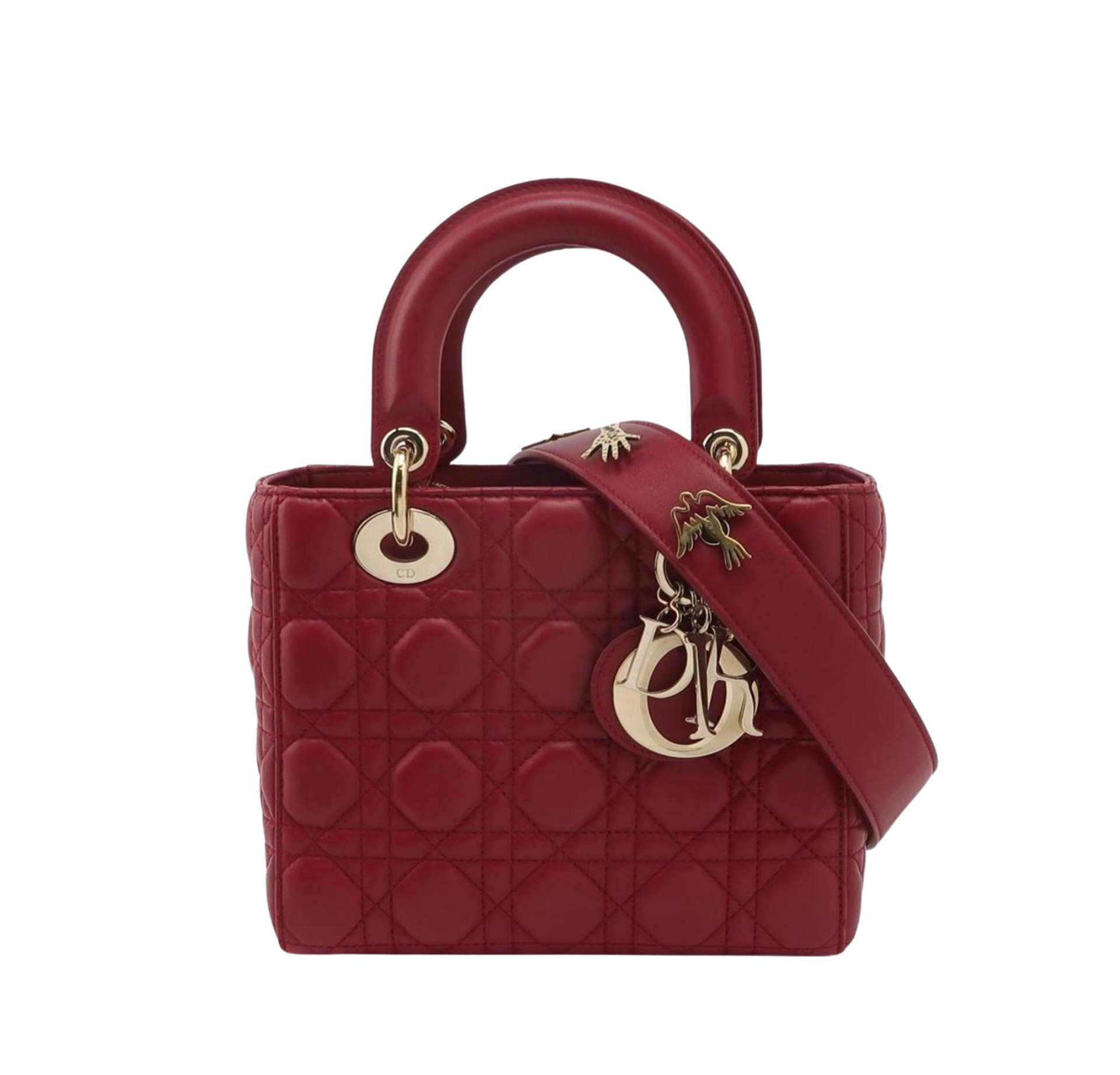Diseño sin título - 2026-01-28T150040.859 Lady Dior rojo Burdeos de Piel Cannage