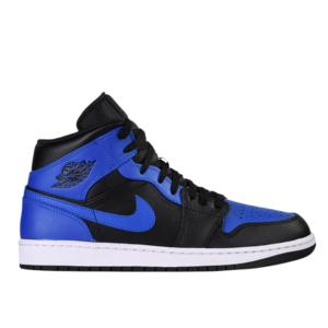 Air Jordan 1 Mid Royal Blue Black