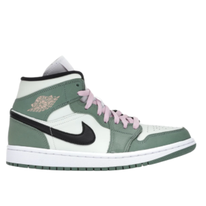 Air Jordan 1 Mid Green Pink