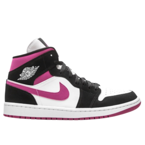 Air Jordan 1 Mid Black Pink Magenta