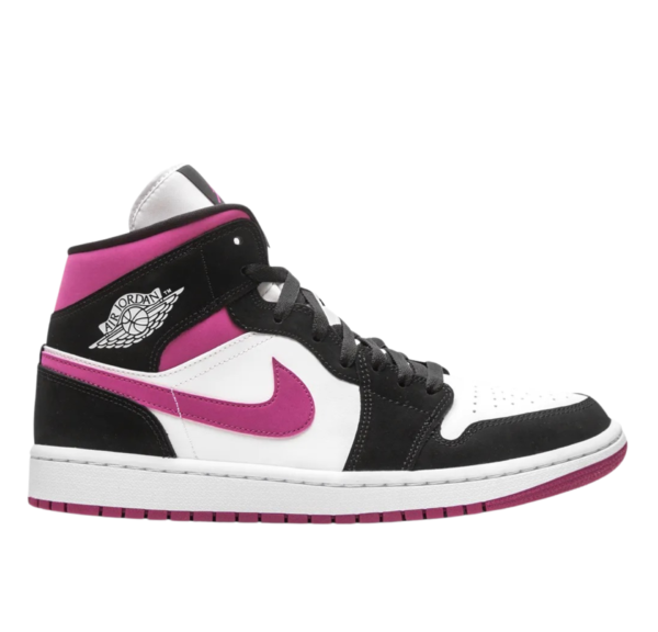 Air Jordan 1 Mid Black Pink Magenta
