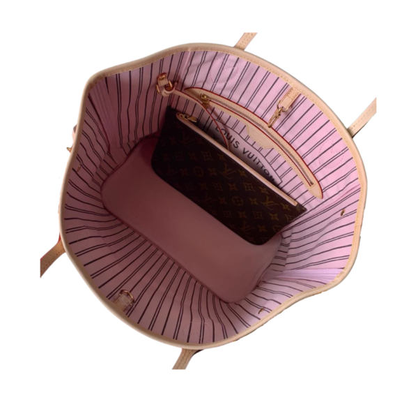 Louis Vuitton Neverfull MM Monogram Rose